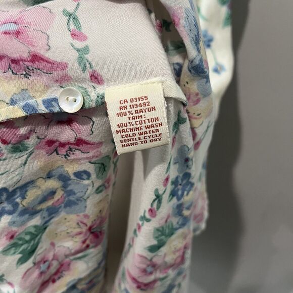 April Cornell Floral Maxi Dress - Cream and Multicolor - Picture 4 of 8